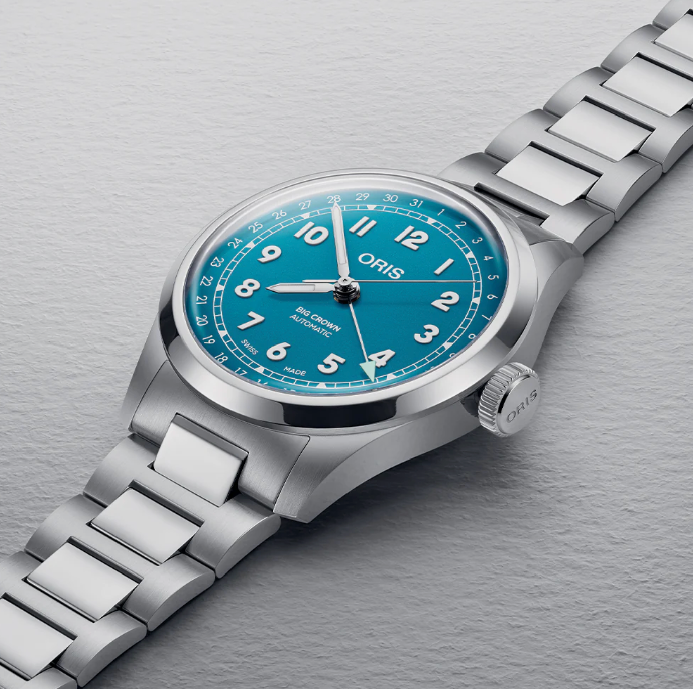 Oris Big Crown Pointer Date Turquoise Watch ORS-1844 Image 4