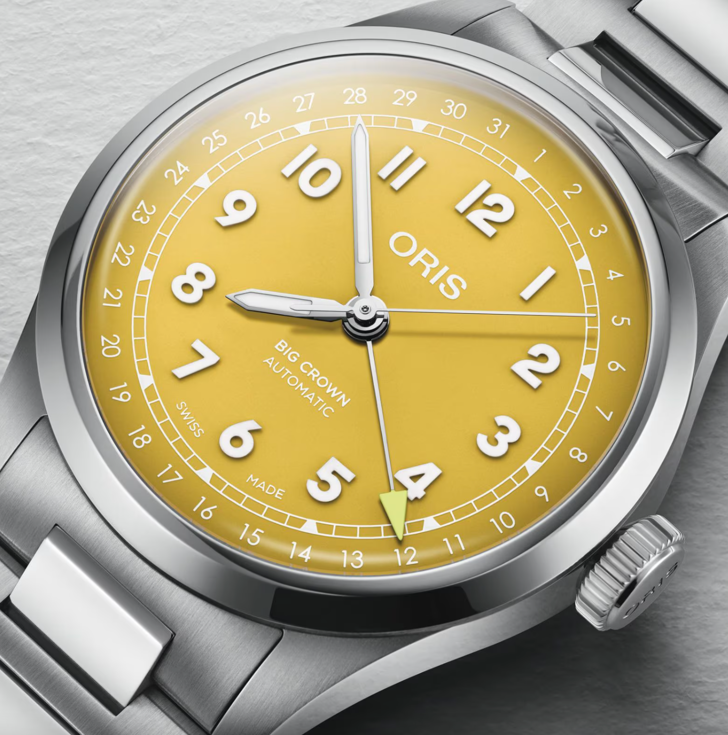 Oris Big Crown Pointer Date Yellow Watch ORS-1843 Image 2