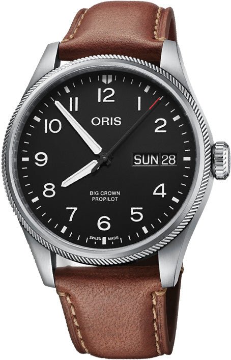 Oris Big Crown ProPilot Big Day Date Leather Watch 01 752 7760 4164-07 5 22 07LC Image 1