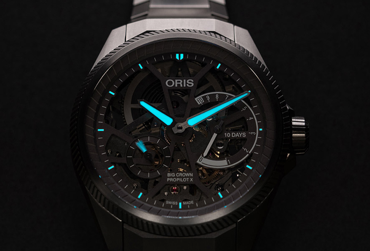 Oris Big Crown ProPilot X Calibre 115 Skeleton Leather Watch 01 115 7759 7153-Set5 22 04TLC Image 2