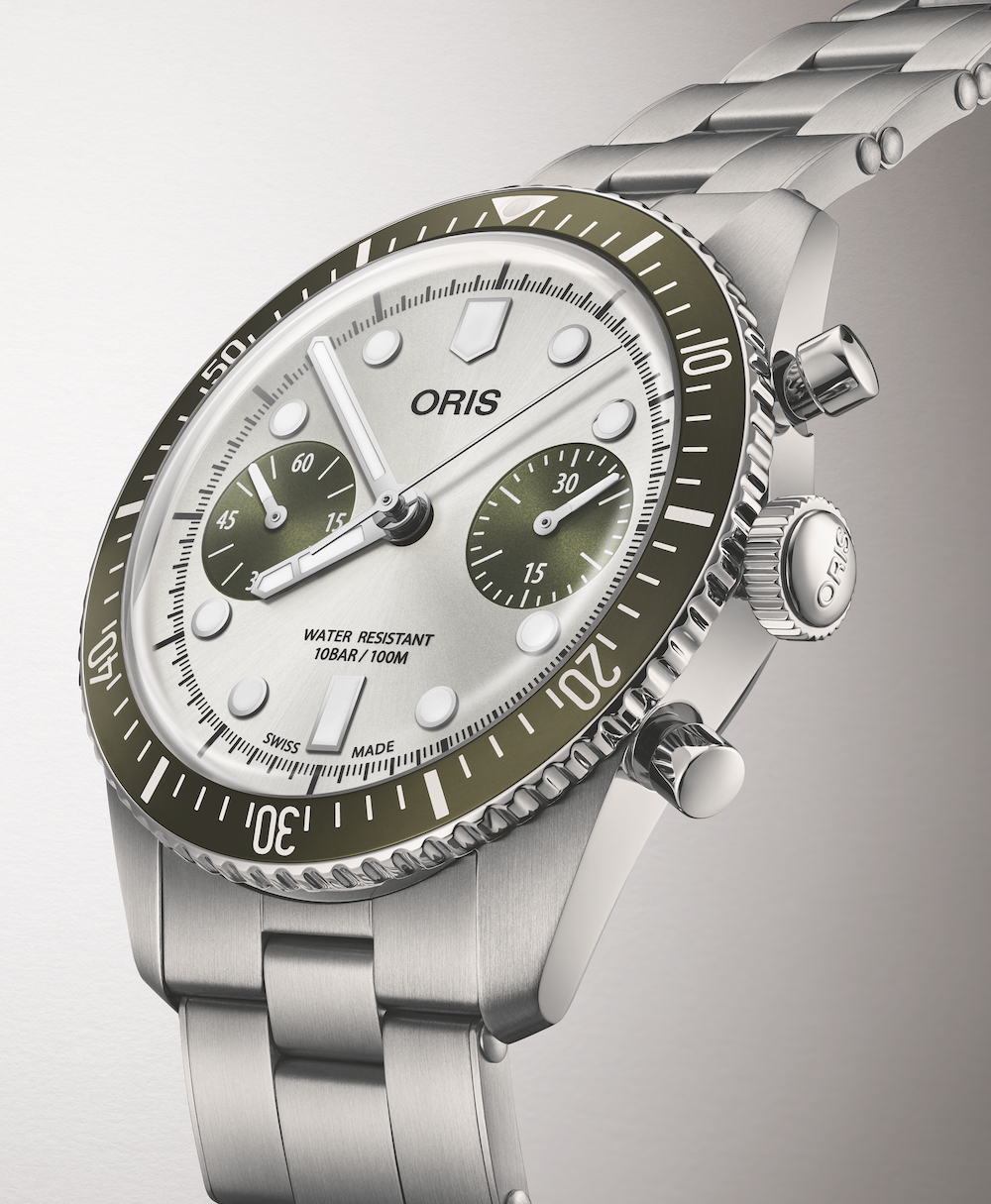 Oris Divers Sixty Five Chronograph Bracelet Watch ORS-1854 Image 2