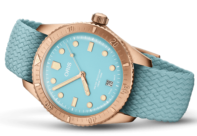 Oris Divers Sixty Five Cotton Candy Bronze Sky Blue 01 733 7771 3155-07 3 19 02BR Image 2