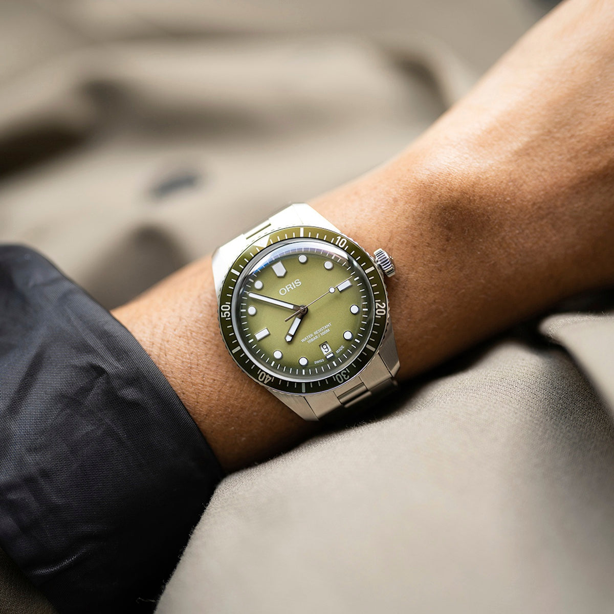 Oris Divers Sixty Five Date Watch D ORS-1825 Image 8