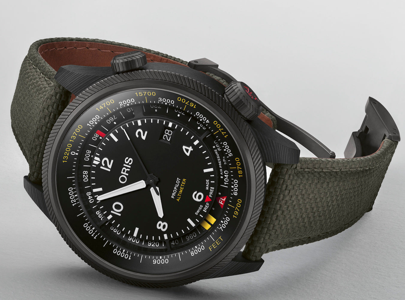 Oris ProPilot Altimeter Feet Watch 01 793 7775 8734-Set Image 6