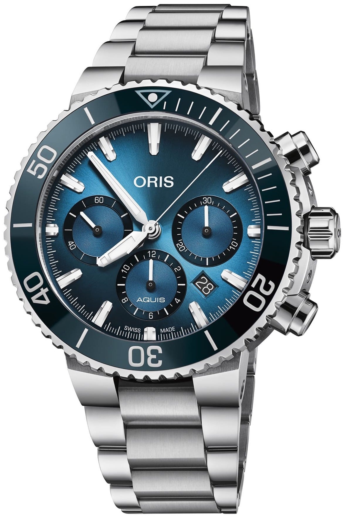 Oris Watch Aquis Blue Whale Limited Edition 01 771 7743 4185-07 8 24 05PEB Image 1