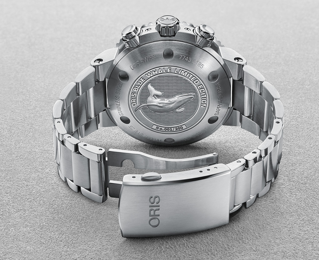Oris Watch Aquis Blue Whale Limited Edition 01 771 7743 4185-07 8 24 05PEB Image 2