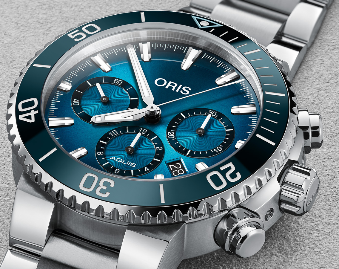 Oris Watch Aquis Blue Whale Limited Edition 01 771 7743 4185-07 8 24 05PEB Image 3