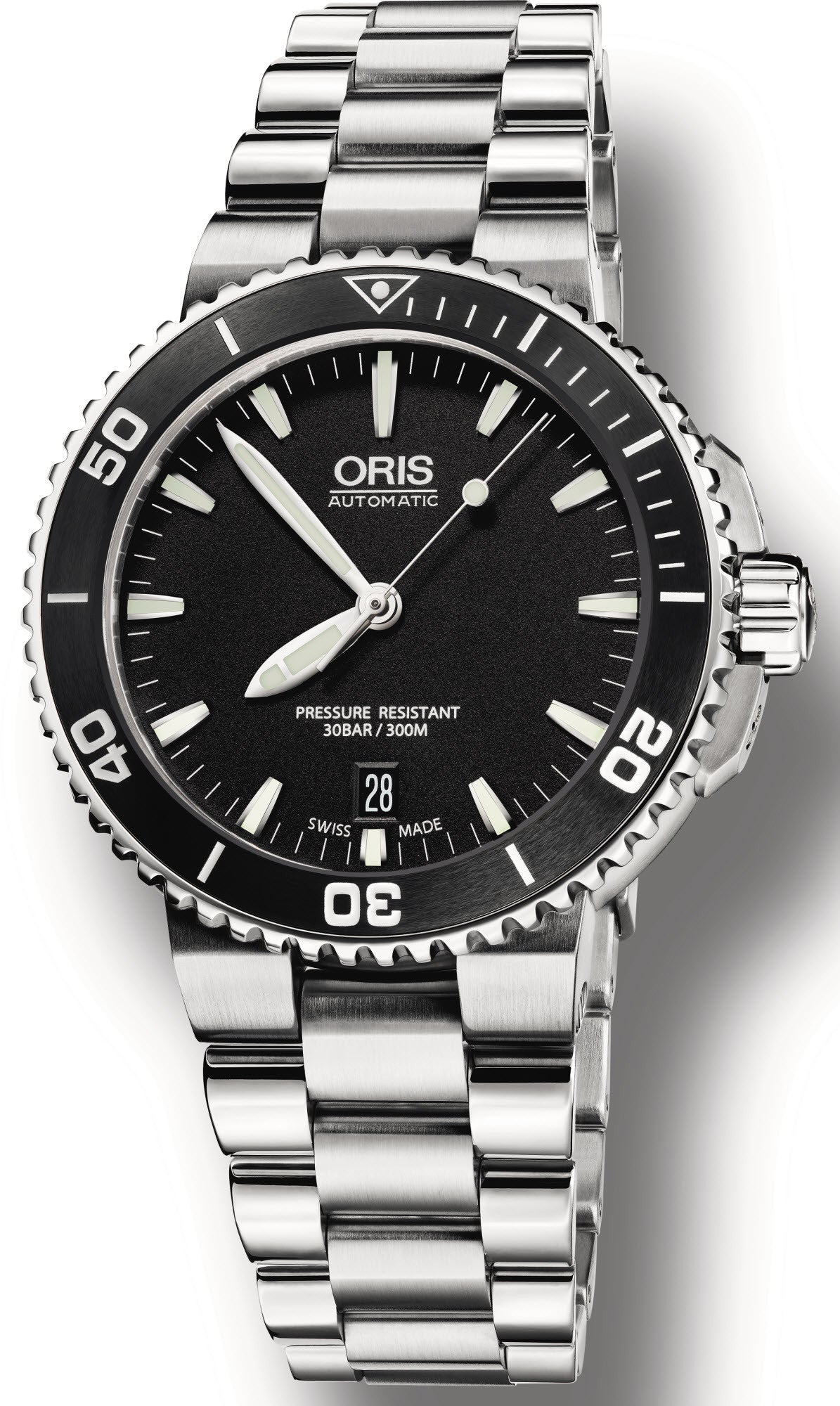 Oris Watch Aquis Date Black Bracelet D 01 733 7676 4154-07 8 21 10P Image 1