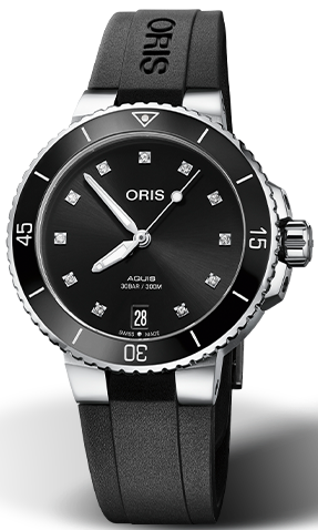 Oris Watch Aquis Date Diamond Ladies 01 733 7731 4194-07 4 18 64FC Image 1