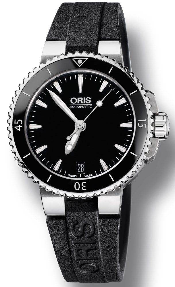 Oris Watch Aquis Date Lady Rubber 01 733 7652 4154-07 4 18 34 Image 1