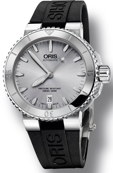 Oris Watch Aquis Date Light Grey Rubber D 01 733 7676 4141-07 4 21 34 Image 1