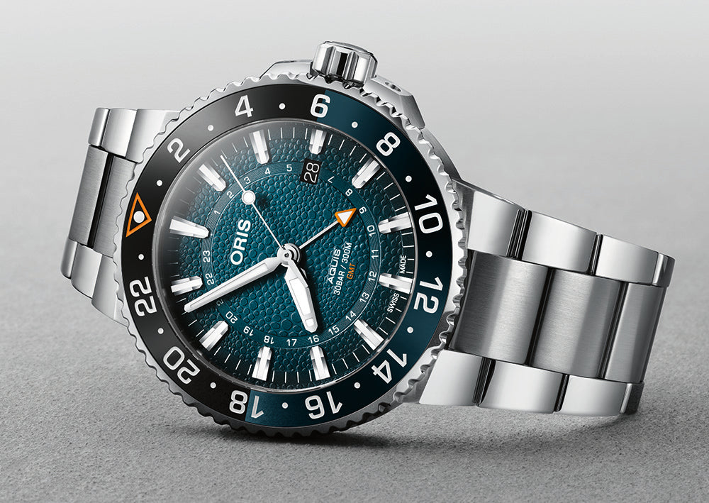 Oris Watch Aquis GMT Whale Shark Limited Edition D 01 798 7754 4175-Set MB Image 2