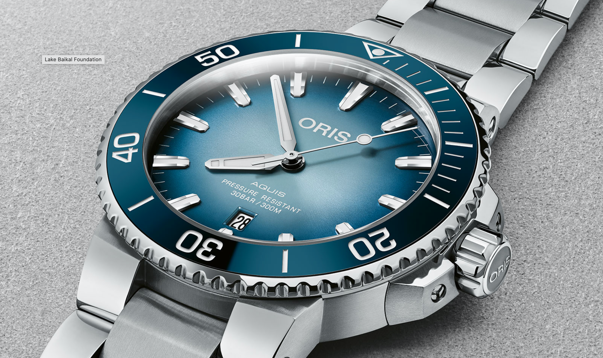 Oris Watch Aquis Lake Baikal Limited Edition 01 733 7730 4175-Set Image 3