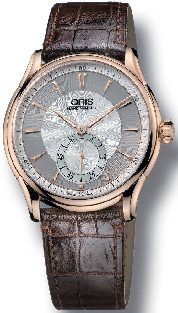 Oris Watch Artelier 18K Rosegold Leather D 01 396 7580 6051-Set Image 1