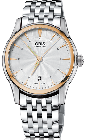 Oris Watch Artelier Date Diamonds Bracelet 01 733 7670 6351-07 8 21 77 Image 1