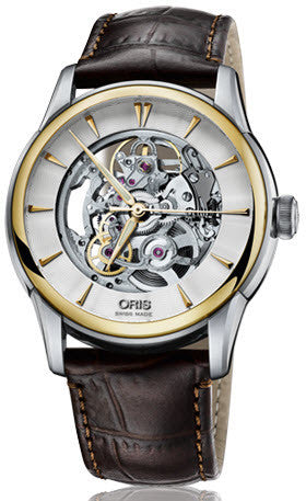 Oris Watch Artelier Skeleton Crocodile D 01 734 7670 4351-07 1 21 73FC Image 1