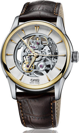 Oris Watch Artelier Skeleton Leather 01 734 7670 4351-07 5 21 70FC Image 1