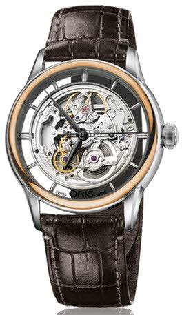 Oris Watch Artelier Translucent Skeleton Leather 01 734 7684 6351-07 5 21 70FC Image 1