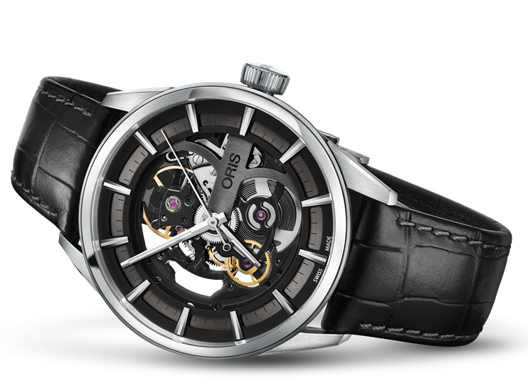 Oris Watch Artix Skeleton Leather 01 734 7714 4054-07 5 19 81FC Image 2