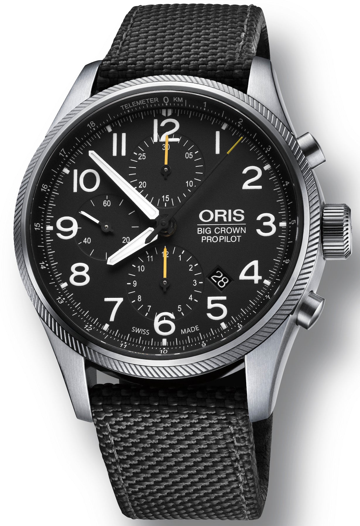 Oris Watch Big Crown ProPilot Chronograph Black Textile D 01 774 7699 4134-07 5 22 15FC Image 1