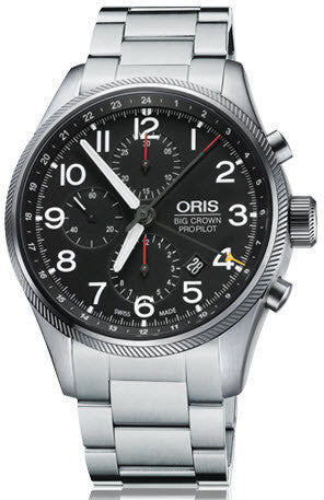 Oris Watch Big Crown ProPilot Chronograph GMT Bracelet D 01 677 7699 4164-07 8 22 19 Image 1