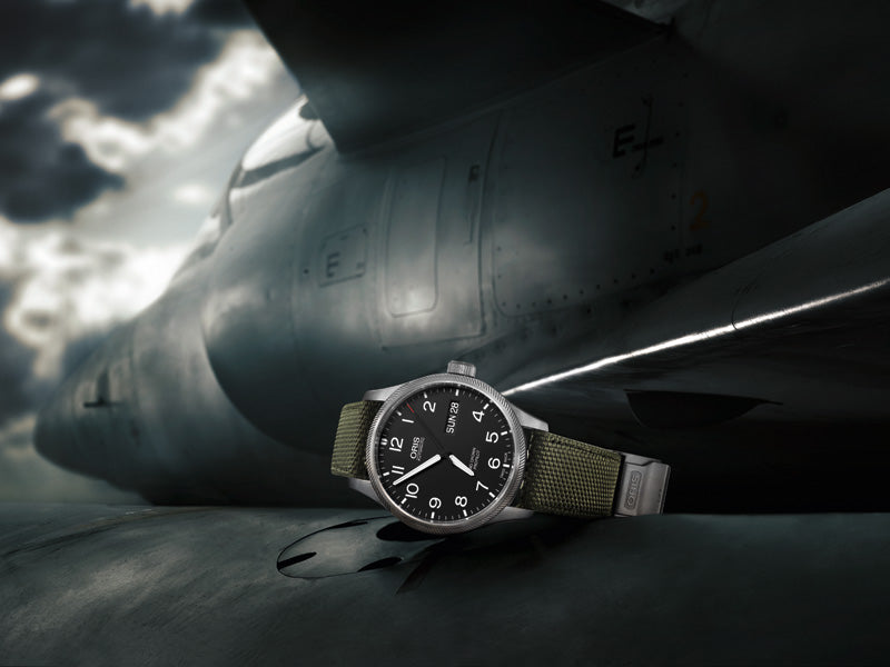 Oris Watch Big Crown ProPilot Day Date Olive Textile 01 752 7698 4164-07 5 22 14FC Image 5