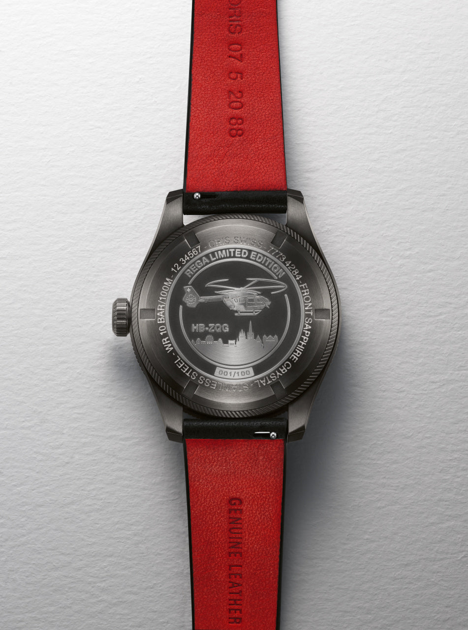 Oris Watch Big Crown ProPilot Rega Fleet Airbus Helicopters H145 HB-ZQG Limited Edition 01 798 7773 4284 HB-ZQG-Se Image 4