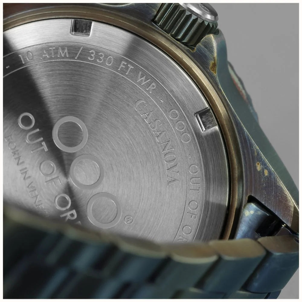 Out Of Order Black Casanova Ultra Distressed Steel Watch OOO.001-27.NE.GR Image 4