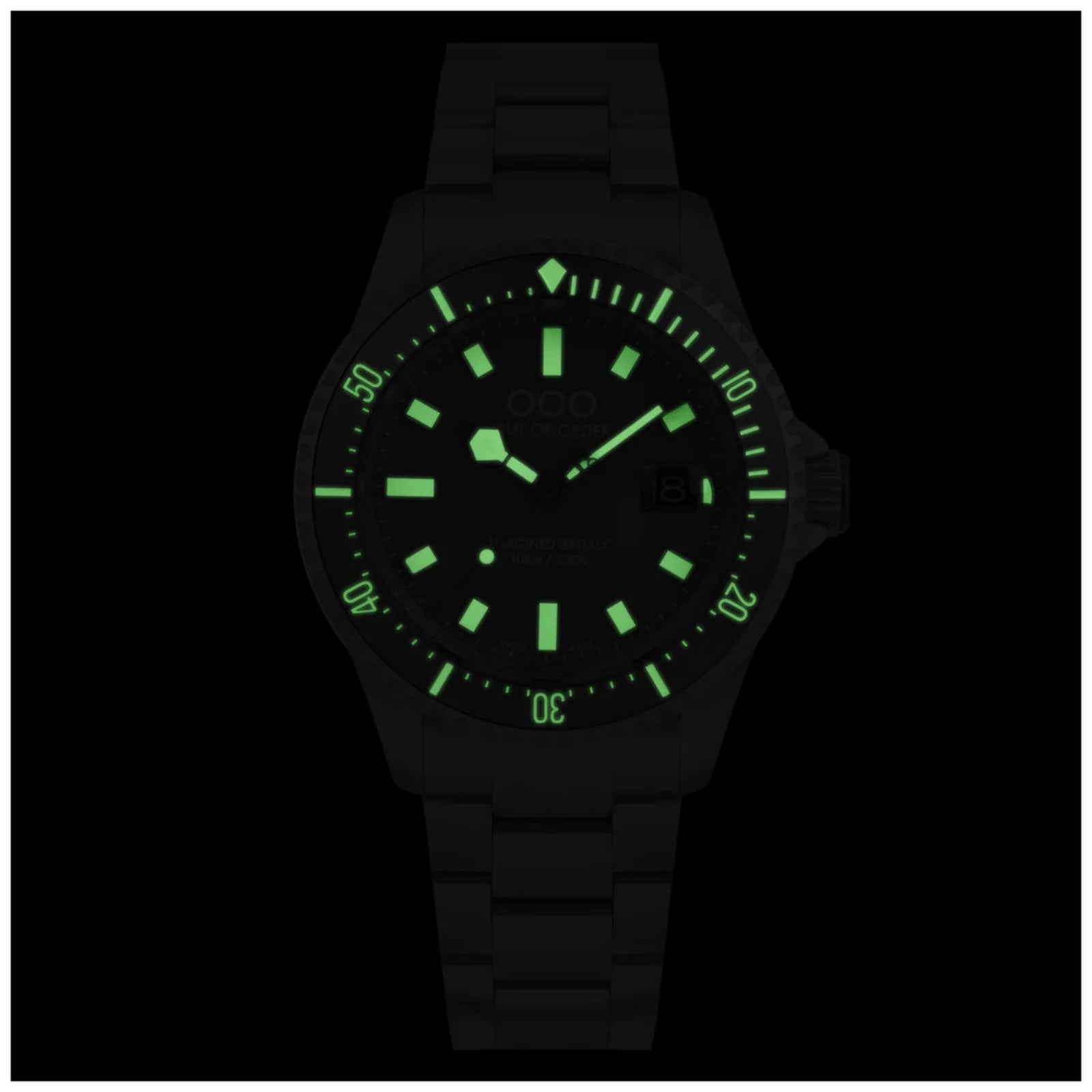 Out Of Order Cipria Pink Casanova Ultra Distressed Steel Watch OOO.001-27.CI Image 4