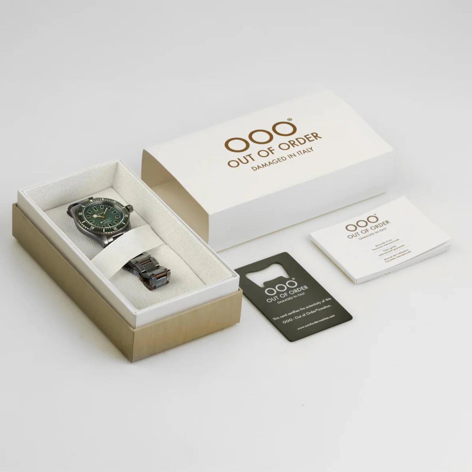 Out Of Order Green Mother Of Pearl Casanova Watch OOO.001-38.VE Image 7