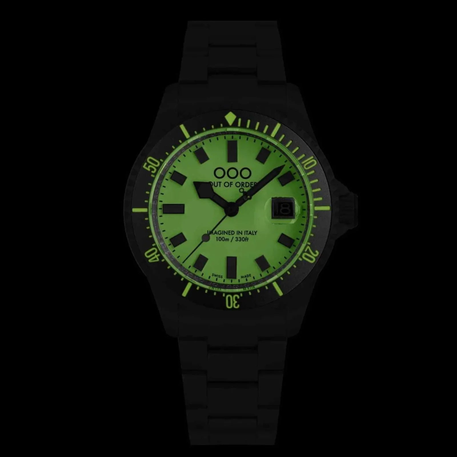 Out Of Order Orange Casanova Ultra Distressed Steel Watch OOO.001-18.MEL Image 3