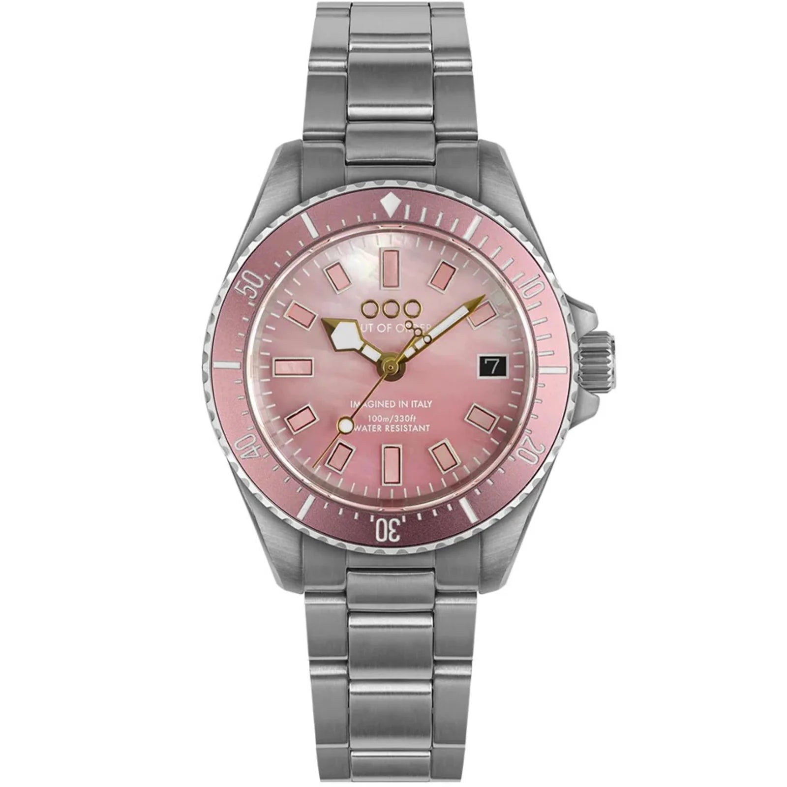 Out Of Order Pink Mother Of Pearl Casanova Watch OOO.001-38.RO Image 1