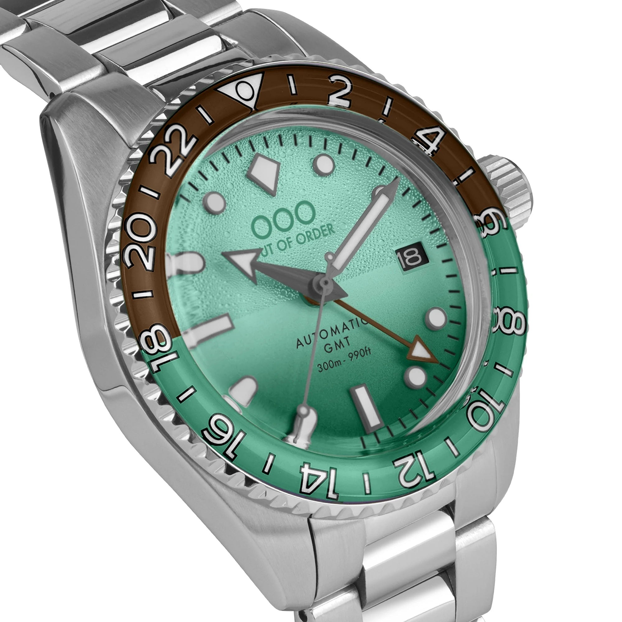 Out Of Order Shaker After 8 Automatic GMT Ultra Brushed Watch OOO.001-25.BAND.AE.SS Image 3