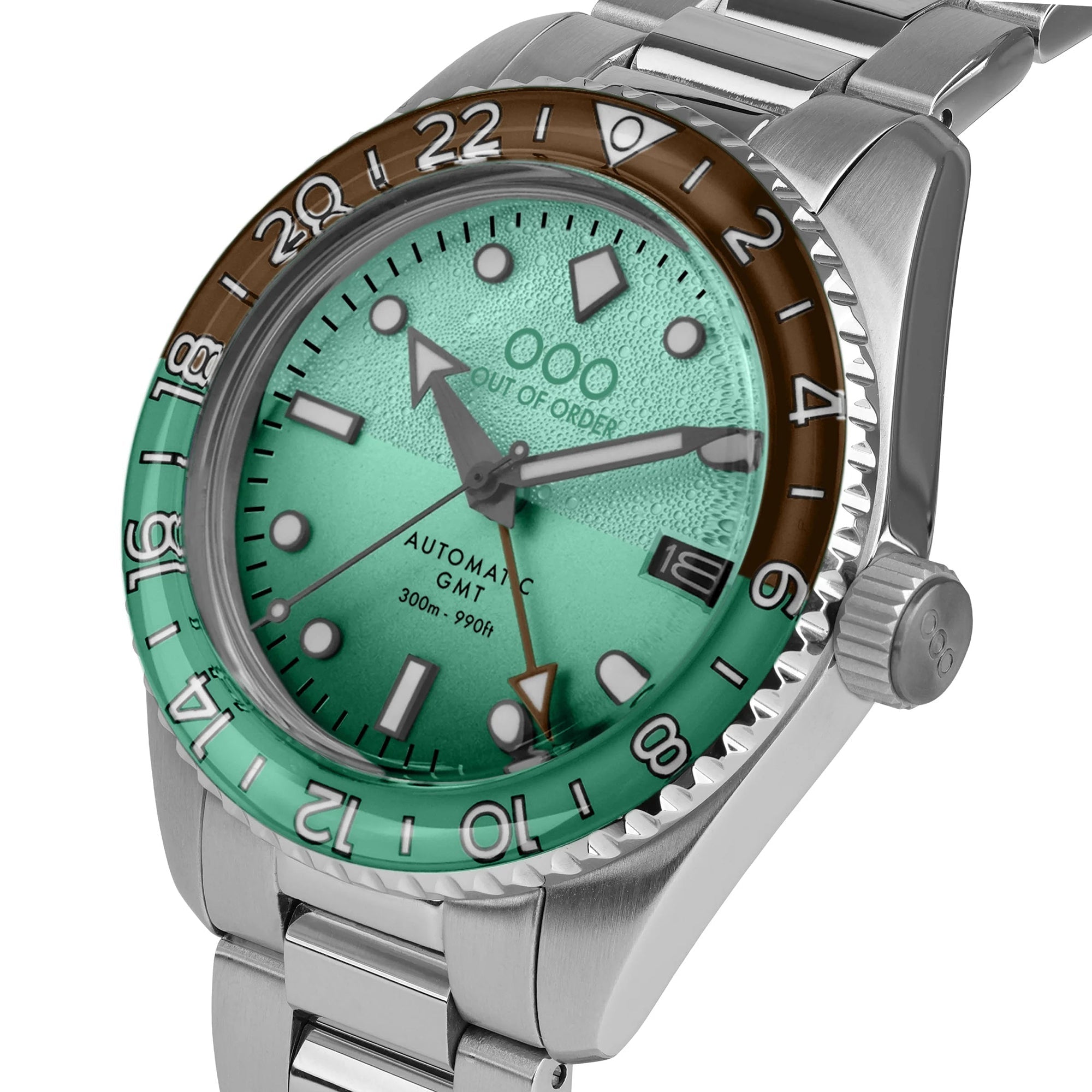 Out Of Order Shaker After 8 Automatic GMT Ultra Brushed Watch OOO.001-25.BAND.AE.SS Image 4