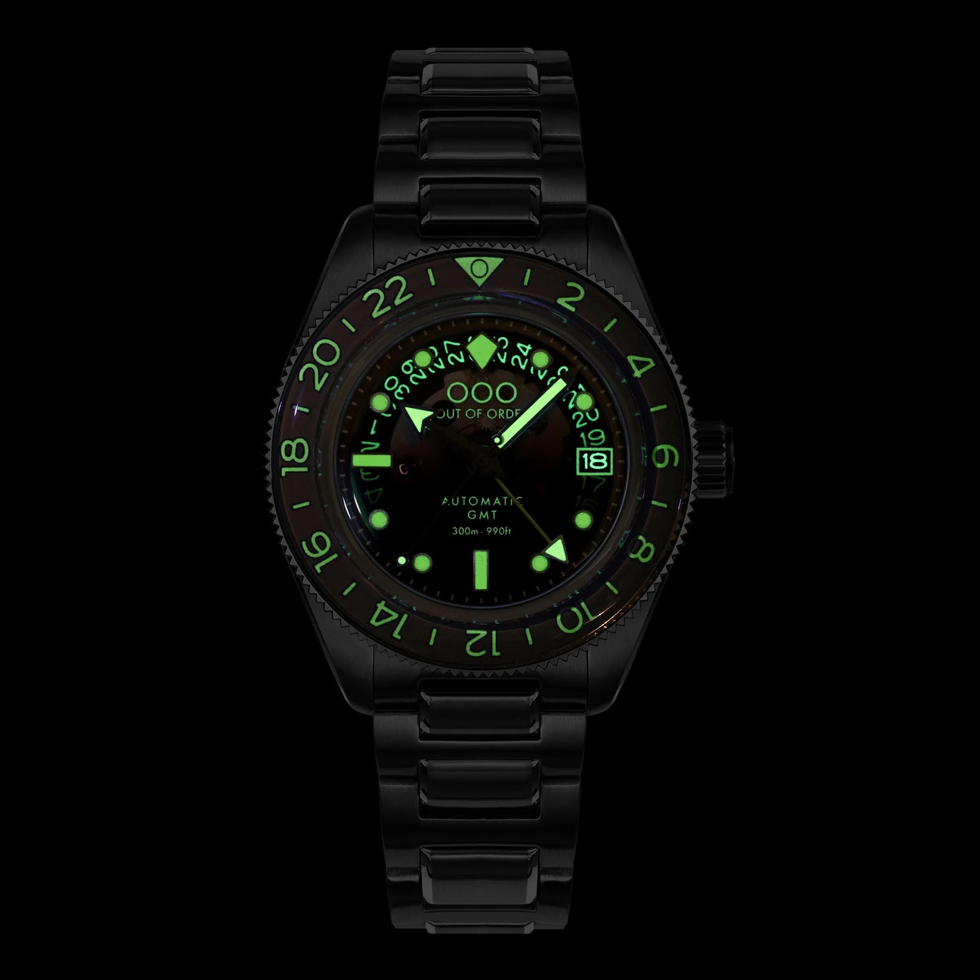 Out Of Order Shaker Cuba Libre Automatic GMT Limited Edition Watch OOO.001-25.CL.BAND.SS Image 2