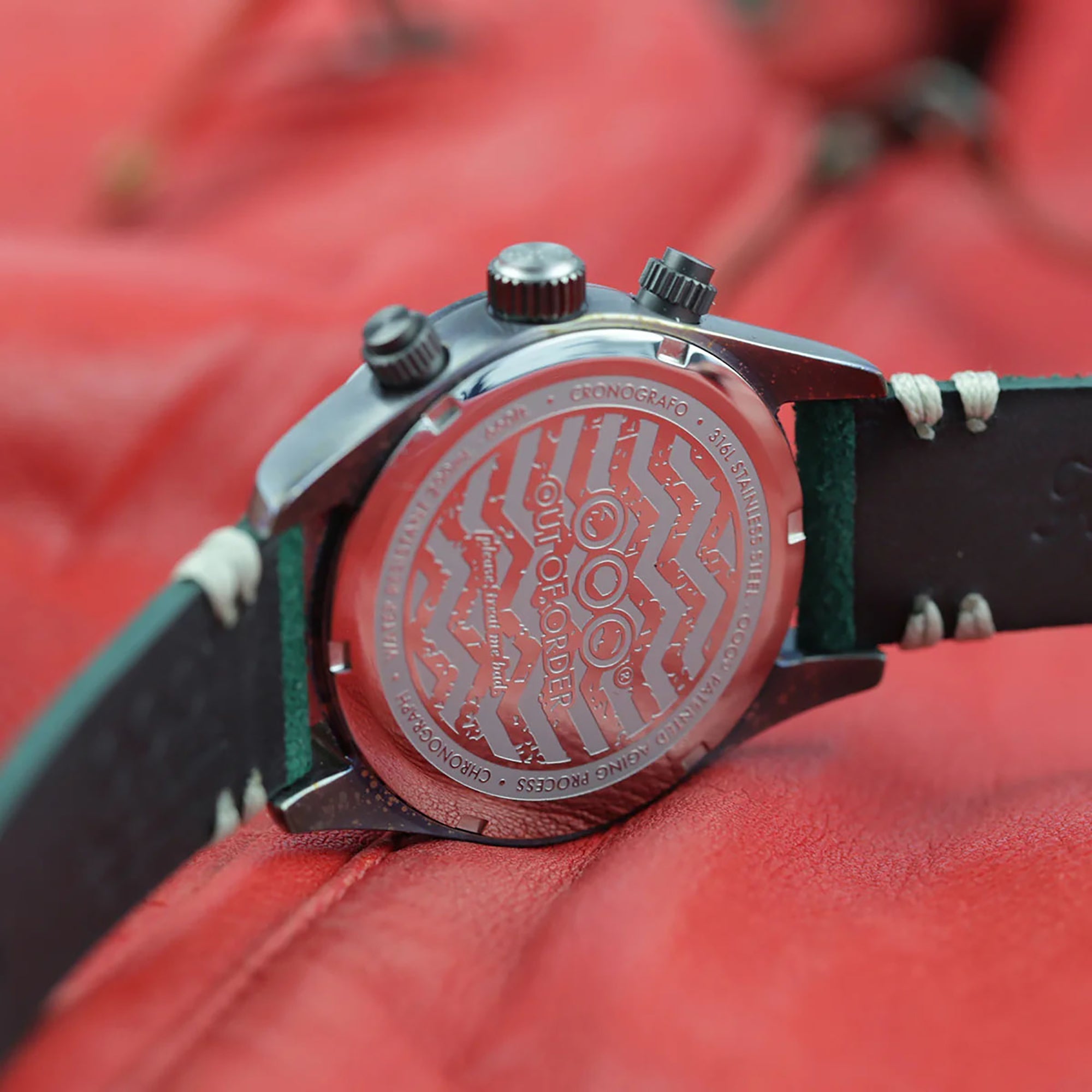 Out Of Order Sporty Cronografo Royal Green Watch OOO.001-23.VE.VE Image 4