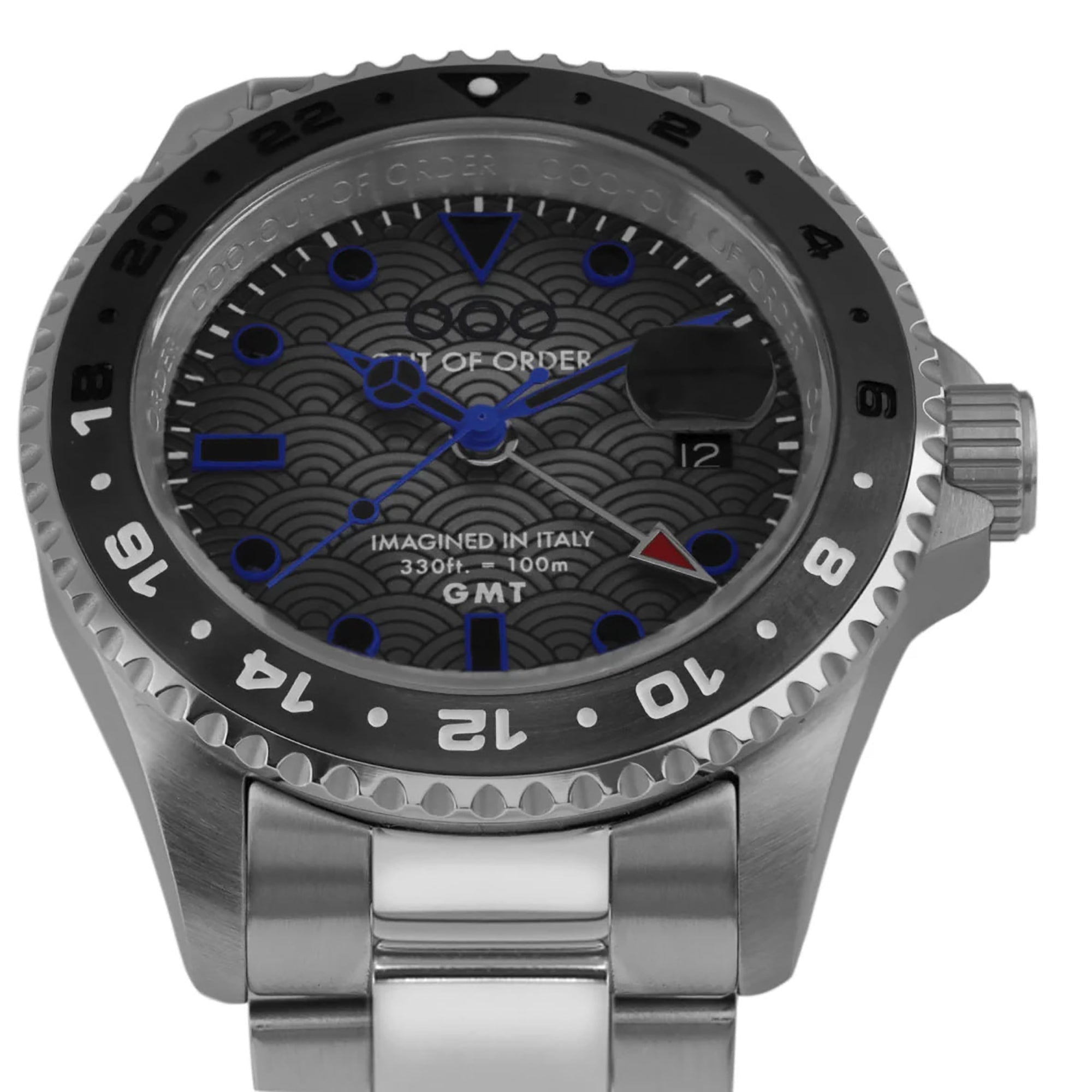 Out Of Order Swiss GMT Tokyo Shibuya Ultra Brushed Watch OOO.001-19.TS.SS Image 4
