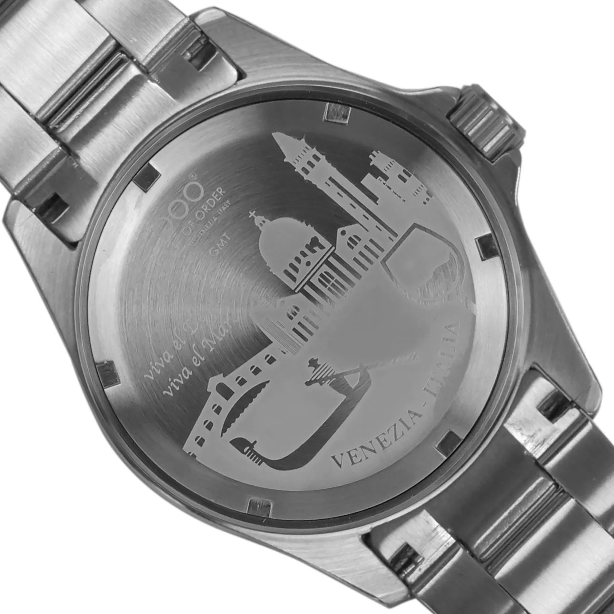Out Of Order Swiss GMT Venezia Ultra Brushed Watch OOO.001-19.VE.SS Image 6