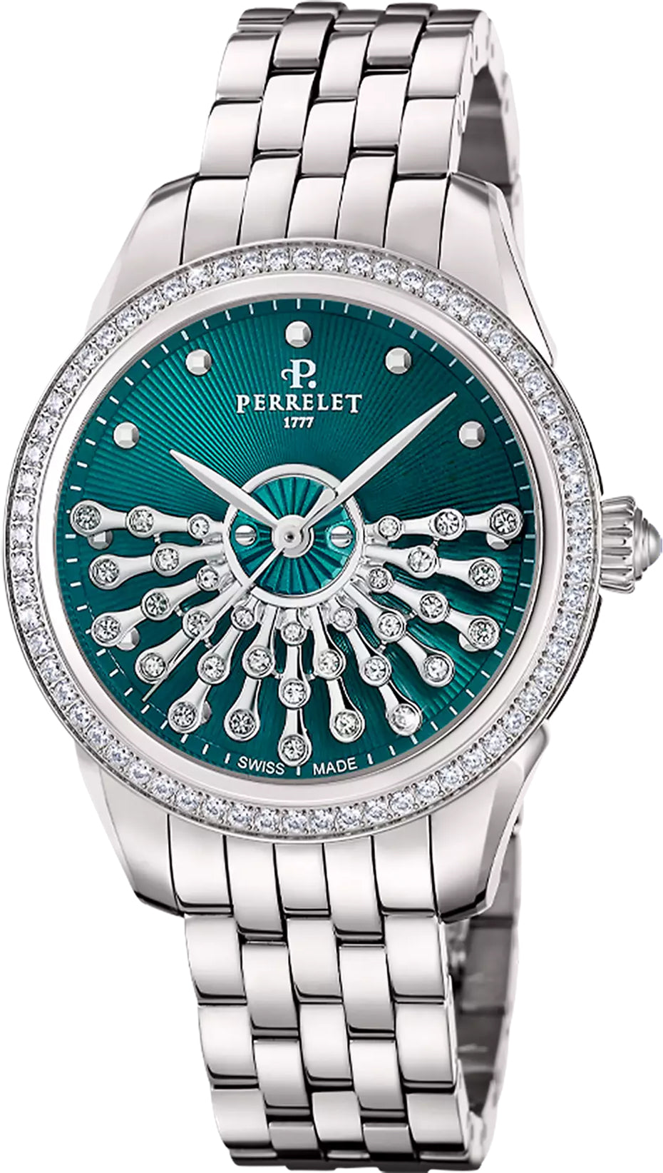 Perrelet Josephine Vert Imperial Diamond Watch Pre-Order A2072/D Image 1