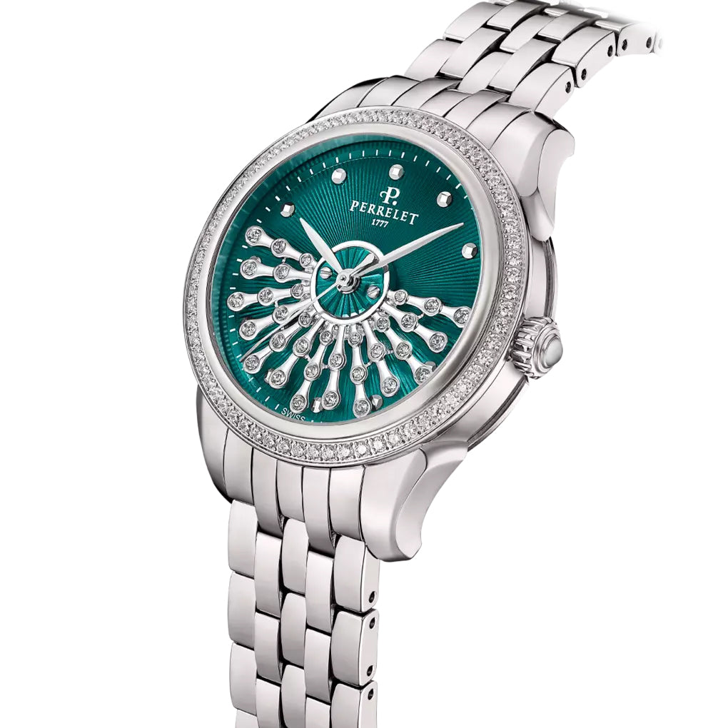 Perrelet Josephine Vert Imperial Diamond Watch Pre-Order A2072/D Image 2