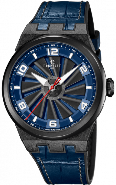 Perrelet Turbine Carbon Sports Blue Watch A4065/2 Image 1