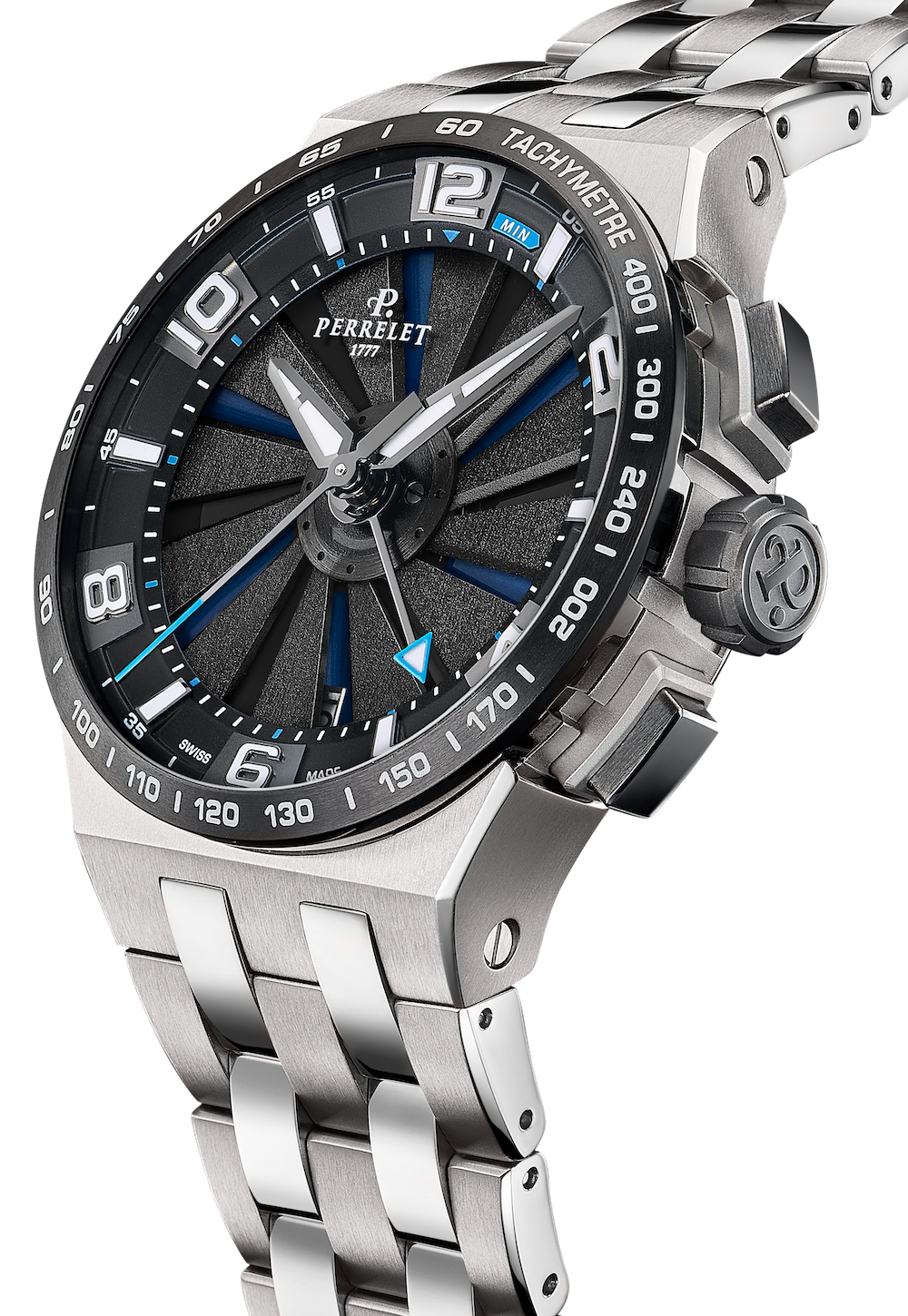 Perrelet Turbine Chrono NEO Blue Watch A4072/1 Image 3