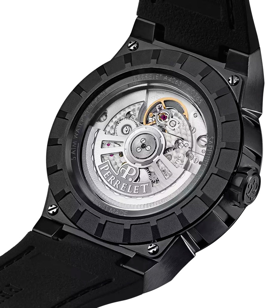 Perrelet Turbine Hypnotic 3 Hands Watch A4063/C Image 4