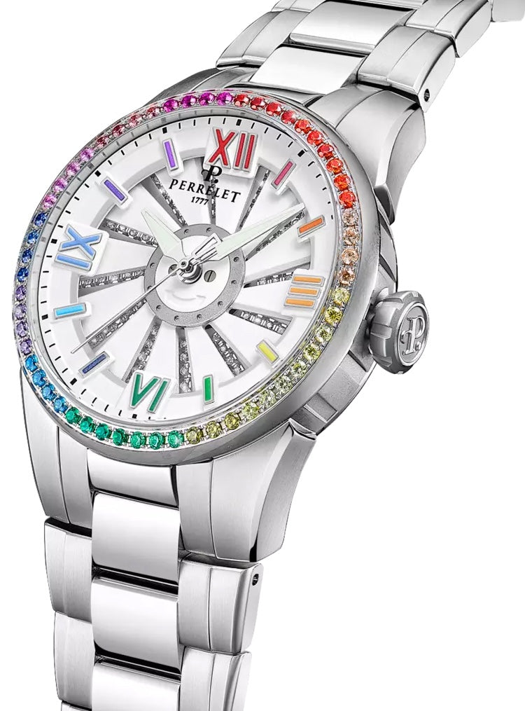 Perrelet Turbine Lady Aurora Bracelet Watch A4069/3 Image 3