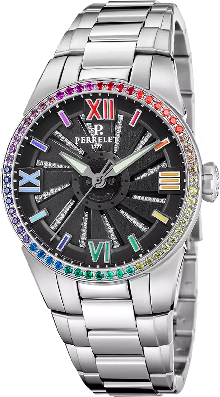 Perrelet Turbine Lady Aurora Bracelet Watch A4069/4 Image 1