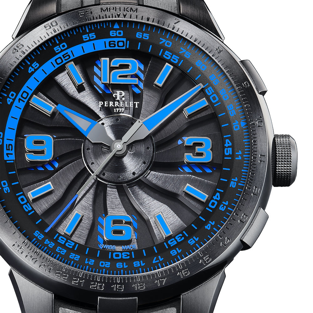 Perrelet Turbine Pilot Electric Blue A1095/2 Image 5