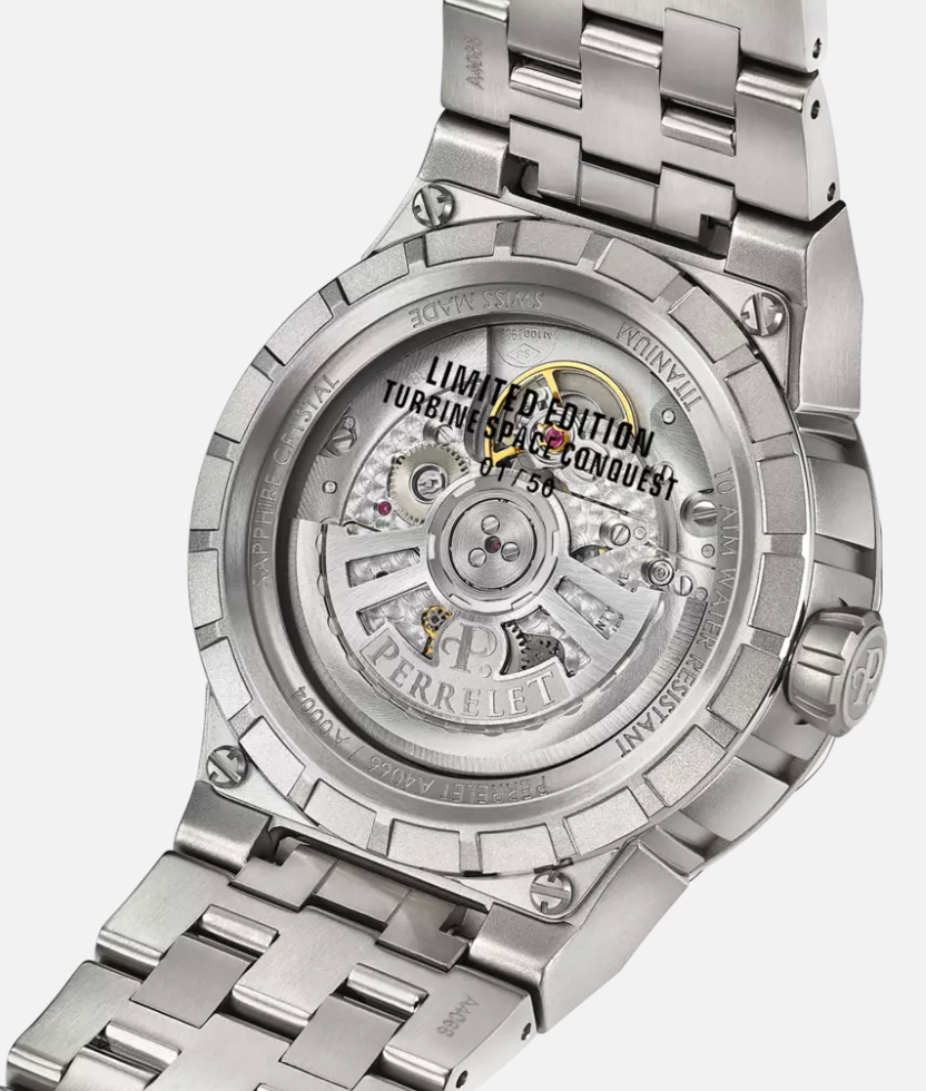 Perrelet Turbine Space Conquest 3 Hands Limited Edition Watch A4066/S1 Image 2