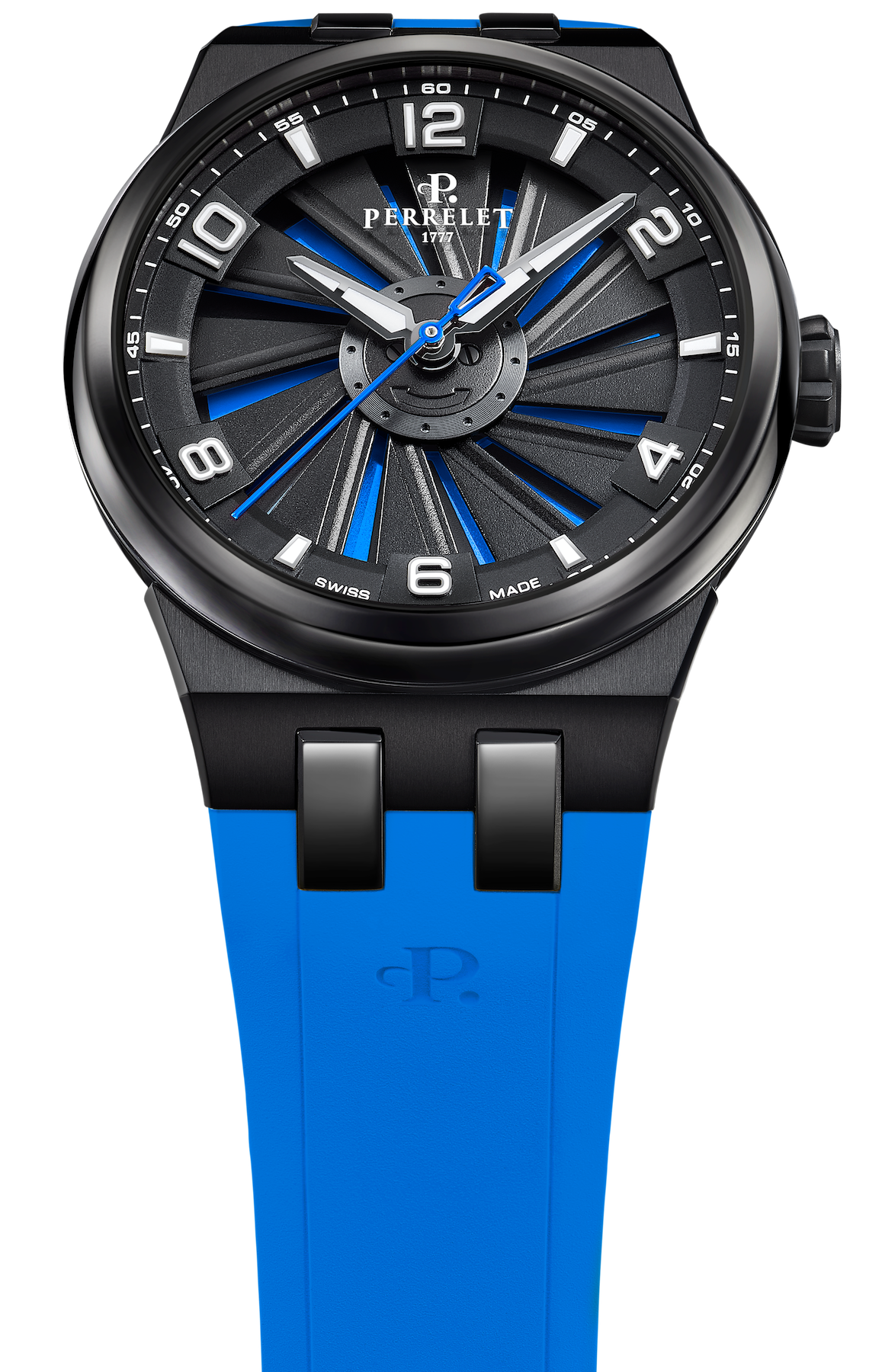 Perrelet Turbine Titanium 41 Blue Watch A4067/2 Image 4