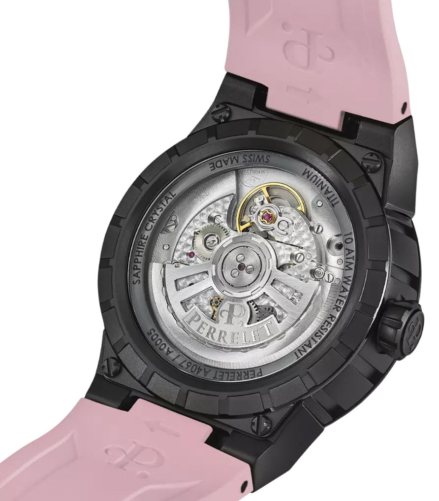 Perrelet Turbine Titanium Pink Flamingo Watch A4067/8 Image 2