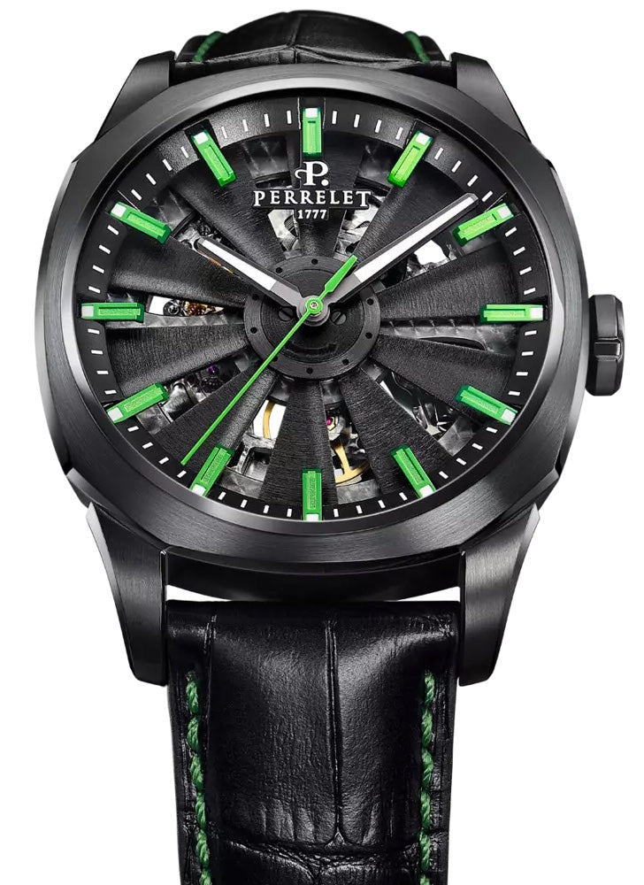 Perrelet Turbine Urban Skeleton 3 Hands Watch A1062/1 Image 2